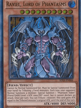 Raviel, Lord of Phantasms - SDSA-EN044 - Ultra Rare 1st Edition