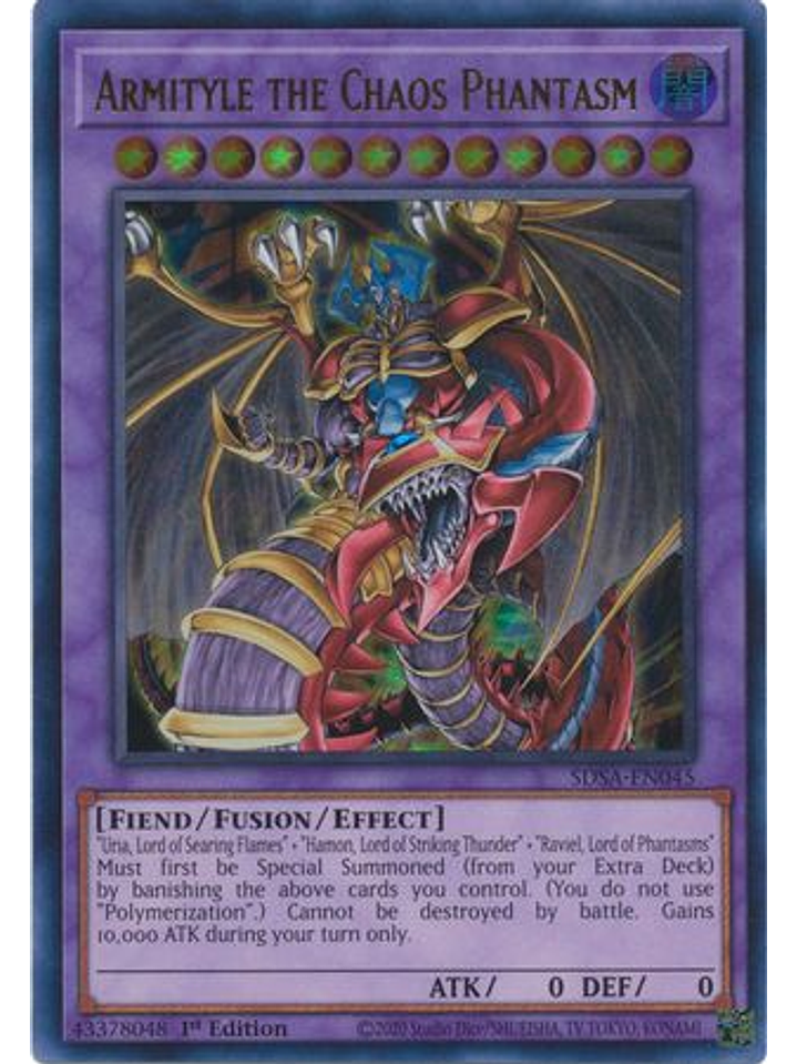 Armityle the Chaos Phantasm - SDSA-EN045 - Ultra Rare 1st Edition 1