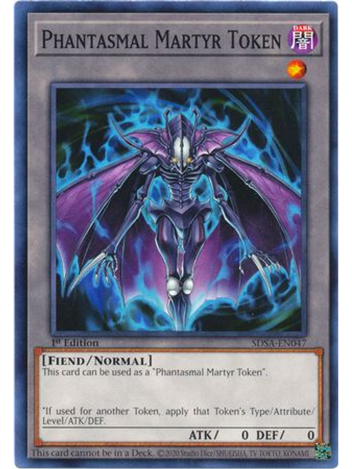 Phantasmal Martyr Token - SDSA-EN047 - Common 1st Edition 1