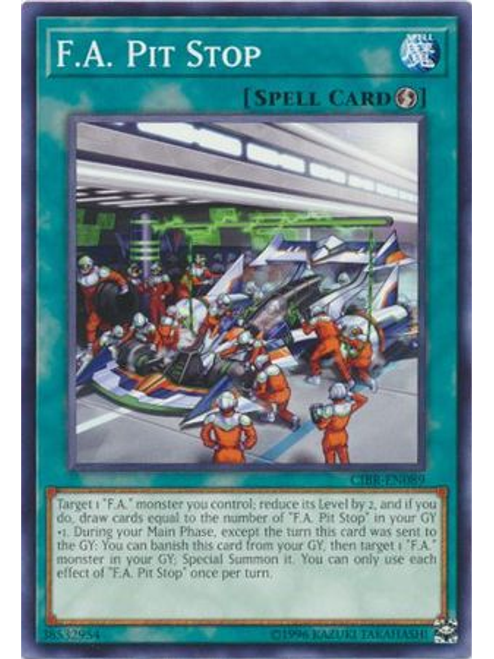 F.A. Pit Stop - CIBR-EN089 - Common Unlimited 1