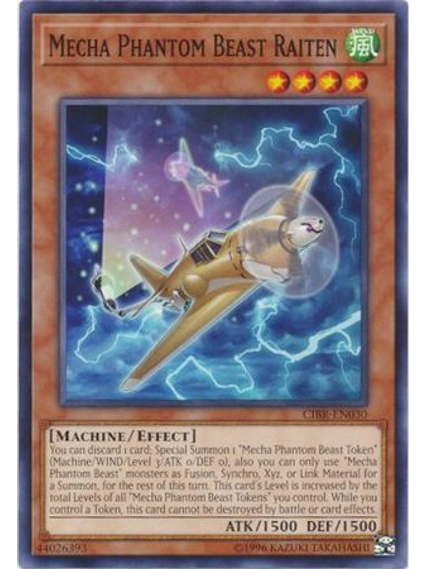 Mecha Phantom Beast Raiten - CIBR-EN030 - Common Unlimited 1