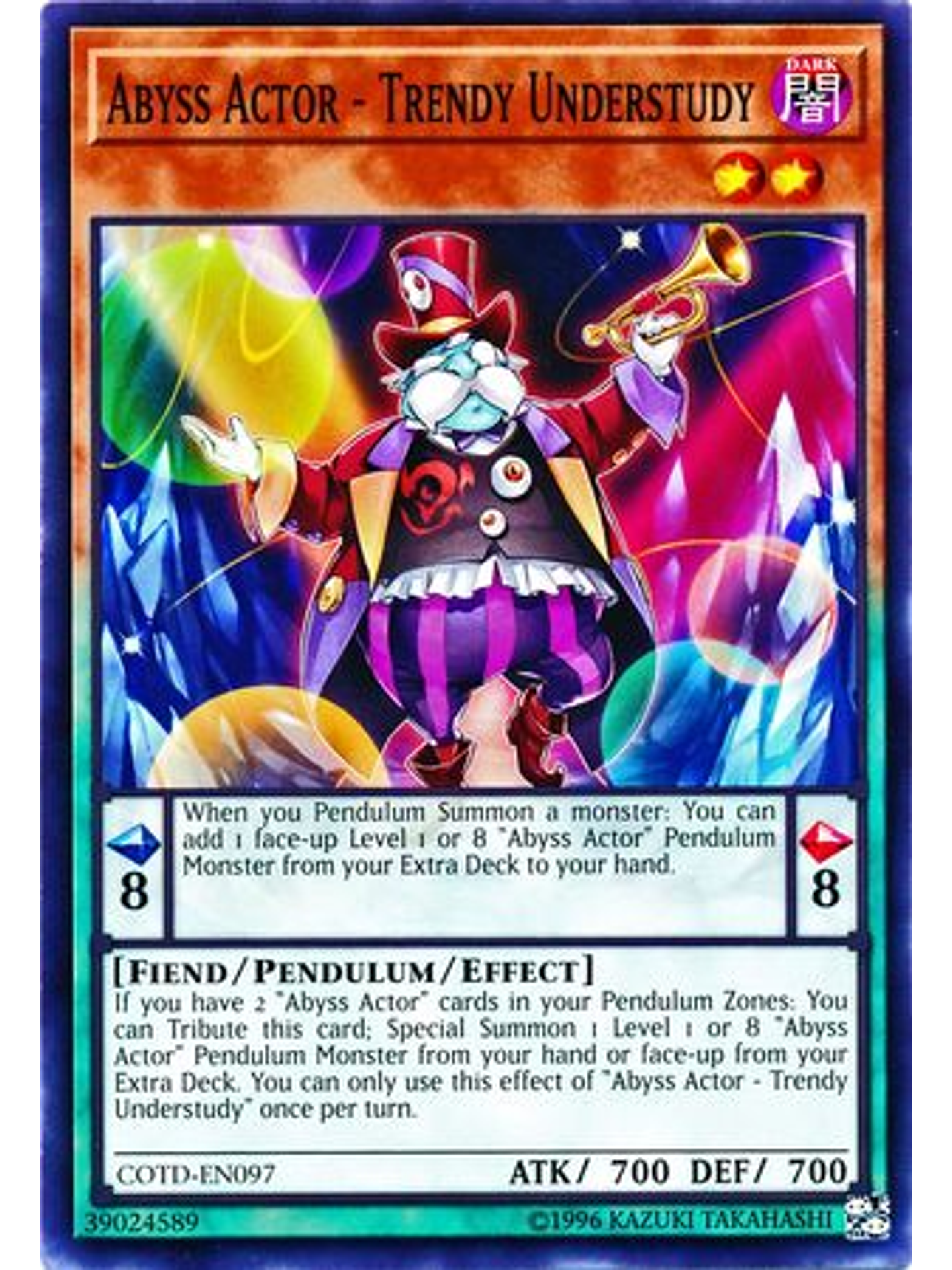 Abyss Actor - Trendy Understudy - COTD-EN097 - Common Unlimited 1