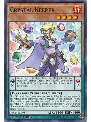 Crystal Keeper - FLOD-EN093 - Common 1st Edition
