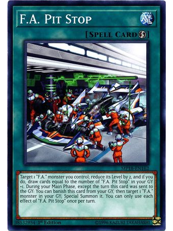 F.A. Pit Stop - MP18-EN162 - Common 1st Edition 1