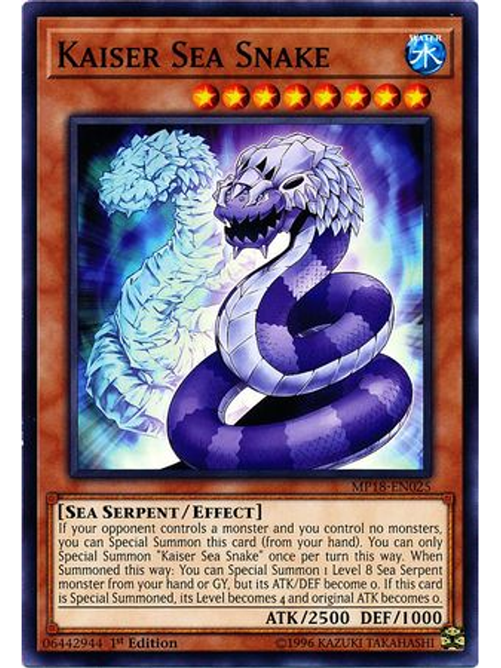 Kaiser Sea Snake - MP18-EN025 - Common 1st Edition 1