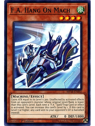 F.A. Hang On Mach - MP18-EN092 - Common 1st Edition