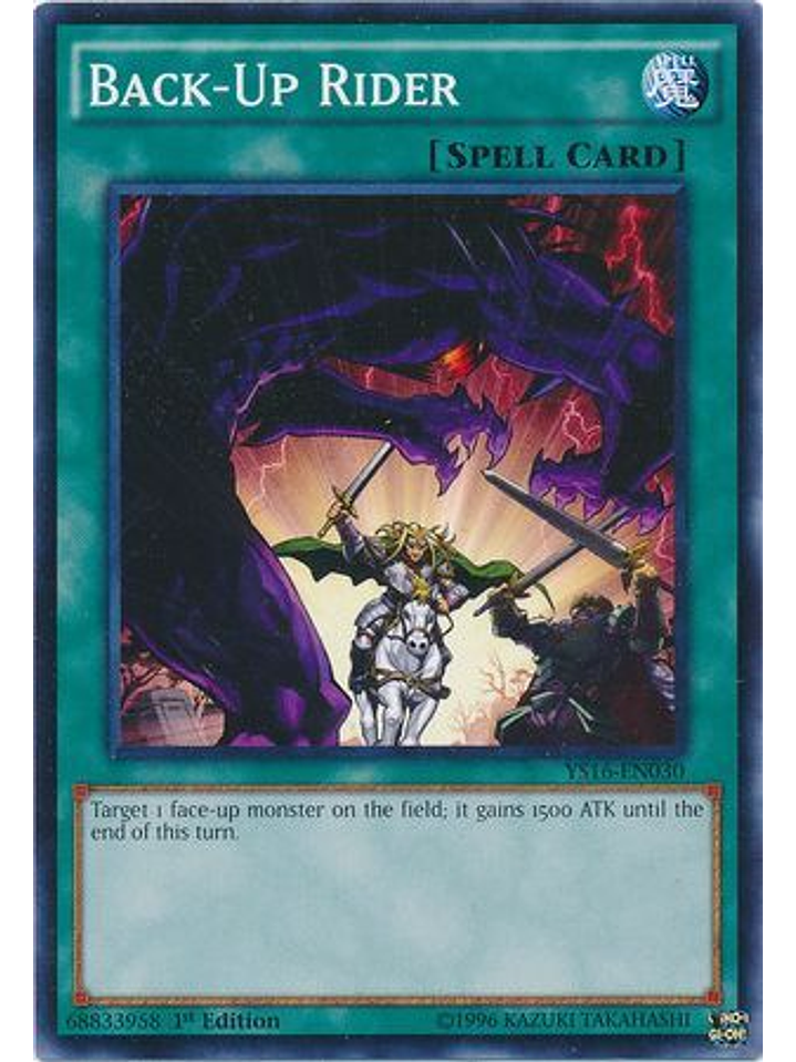 Back-Up Rider - YS16-EN030 - Common 1st Edition 1