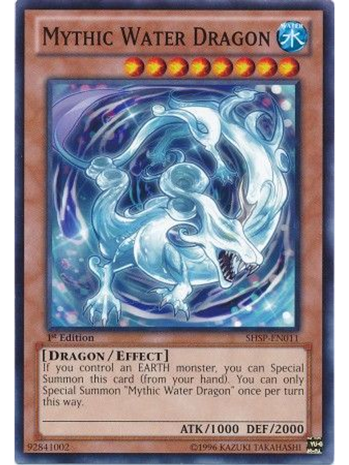 Mythic Water Dragon - SHSP-EN011 - Common 1st Edition 1
