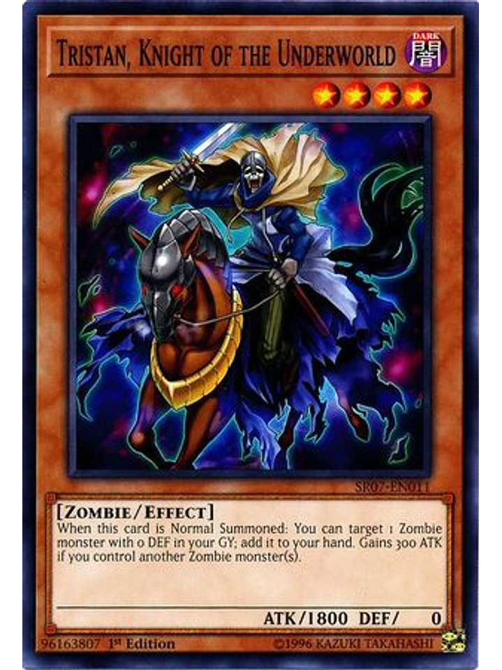 Tristan, Knight of the Underworld - SR07-EN011 - Common 1st Edition 1