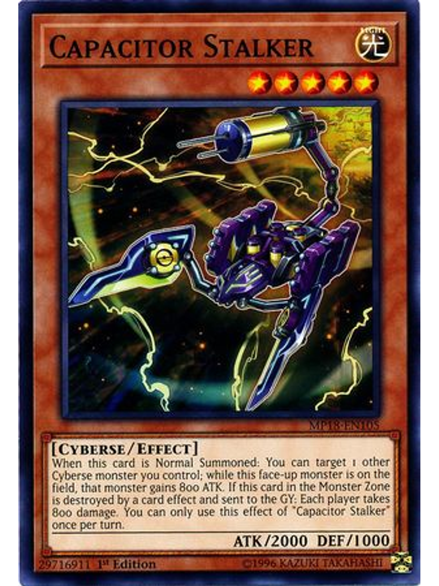 Capacitor Stalker - MP18-EN105 - Common 1st Edition 1