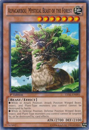 Alpacaribou, Mystical Beast of the Forest - LVAL-EN095 - Common 1st Edition