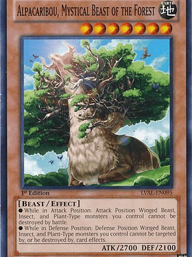 Alpacaribou, Mystical Beast of the Forest - LVAL-EN095 - Common 1st Edition