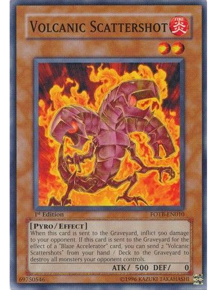 Volcanic Scattershot - FOTB-EN010 - Common 1st Edition 1