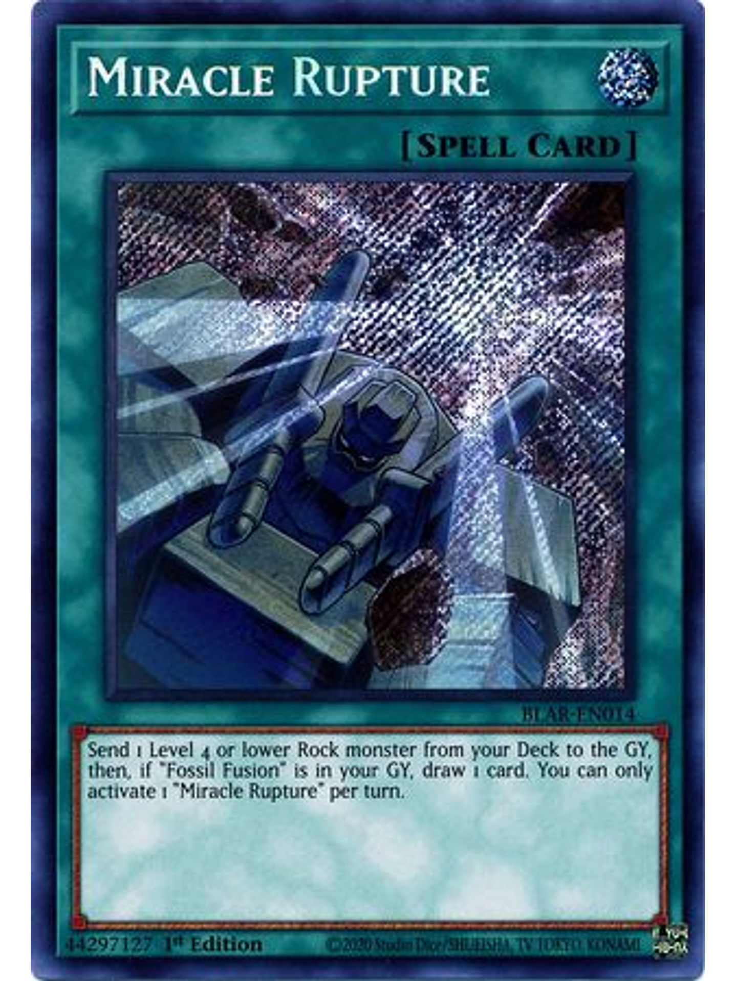 Miracle Rupture - BLAR-EN014 - Secret Rare 1st Edition 1