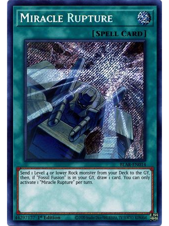 Miracle Rupture - BLAR-EN014 - Secret Rare 1st Edition 1