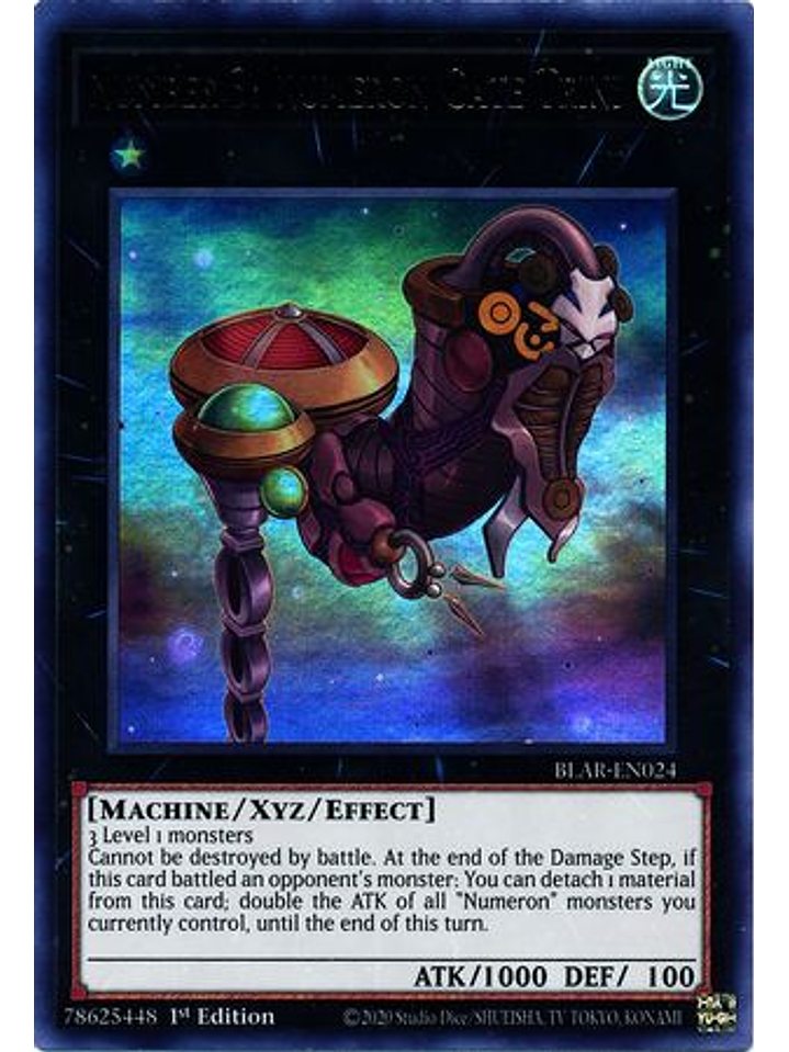 Number 3: Numeron Gate Trini - BLAR-EN024 - Ultra Rare 1st Edition 1