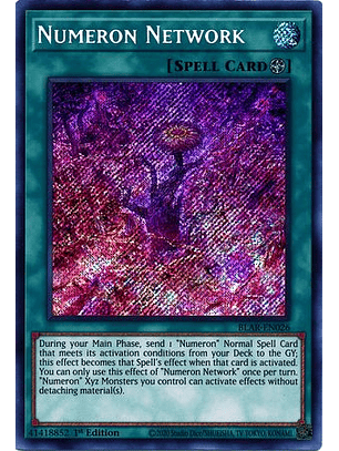 Numeron Network - BLAR-EN026 - Secret Rare 1st Edition