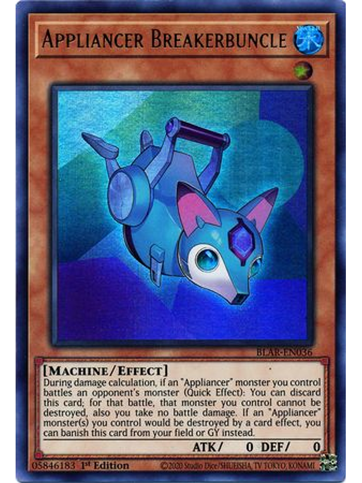 Appliancer Breakerbuncle - BLAR-EN036 - Ultra Rare 1st Edition 1