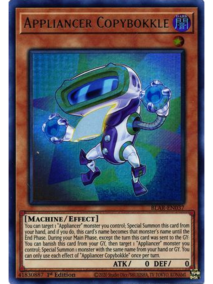 Appliancer Copybokkle - BLAR-EN037 - Ultra Rare 1st Edition 1