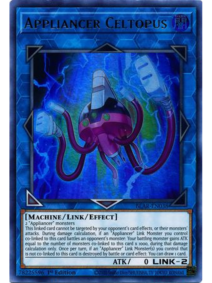 Appliancer Celtopus - BLAR-EN038 - Ultra Rare 1st Edition 1