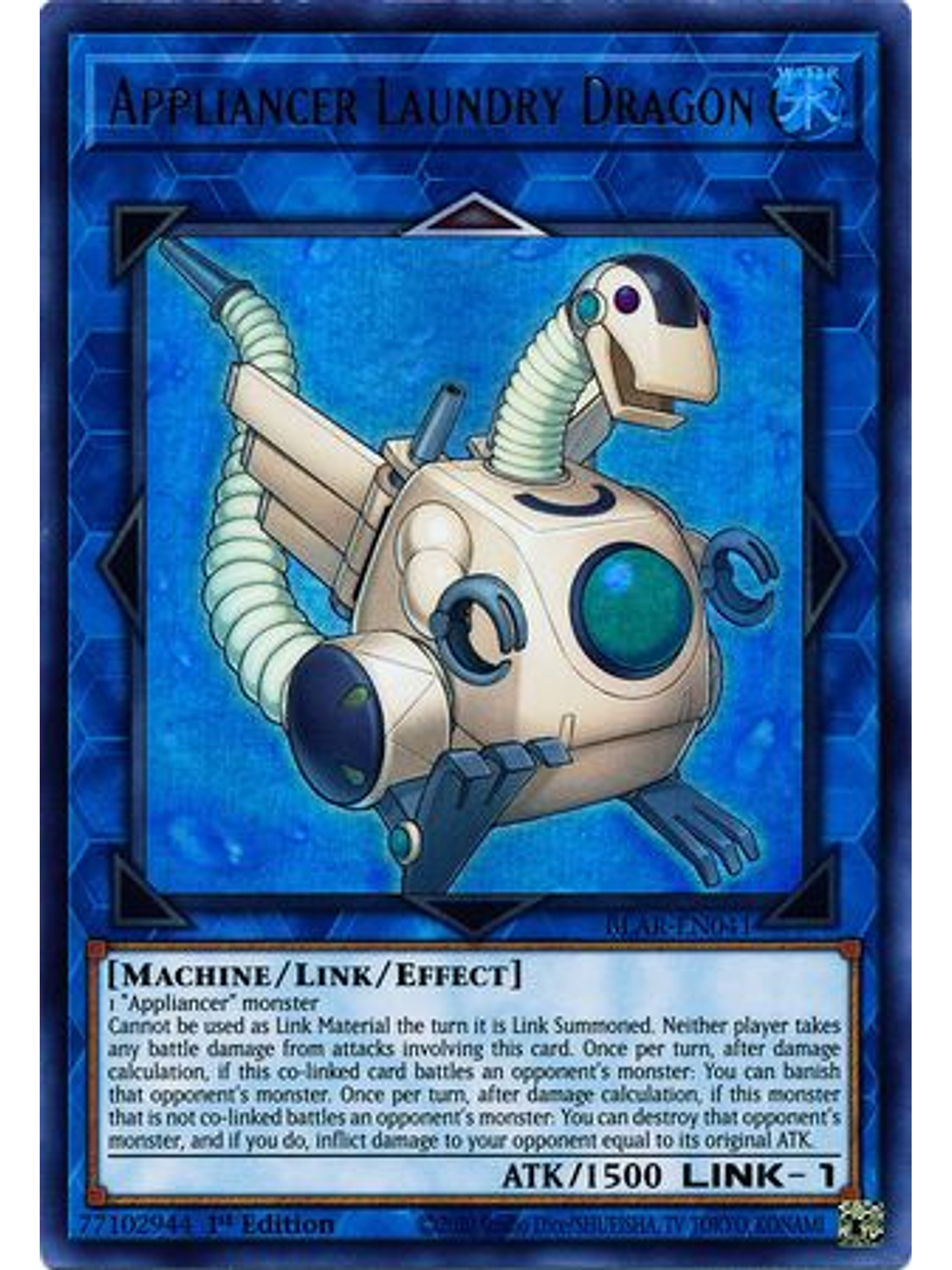 Appliancer Laundry Dragon - BLAR-EN041 - Ultra Rare 1st Edition 1