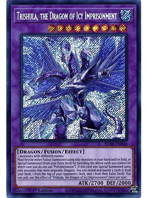 Trishula, the Dragon of Icy Imprisonment - BLAR-EN048 - Secret Rare 1st Edition