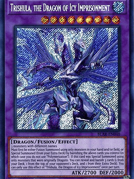 Trishula, the Dragon of Icy Imprisonment - BLAR-EN048 - Secret Rare 1st Edition