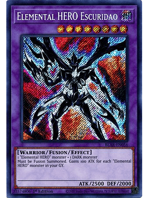 Elemental HERO Escuridao - BLAR-EN056 - Secret Rare 1st Edition