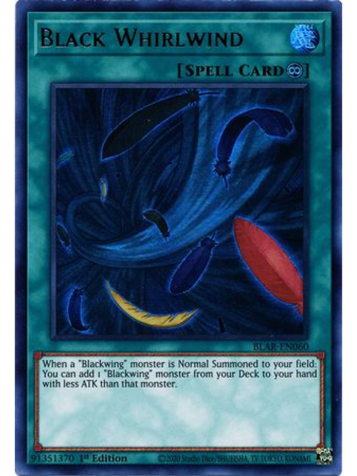 Black Whirlwind - BLAR-EN060 - Ultra Rare 1st Edition 1