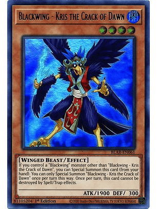 Blackwing - Kris the Crack of Dawn - BLAR-EN061 - Ultra Rare 1st Edition