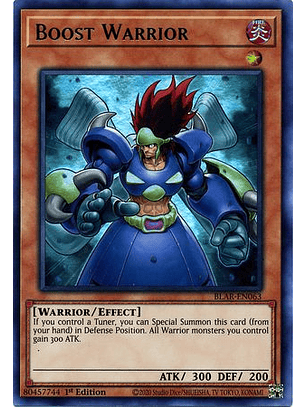 Boost Warrior - BLAR-EN063 - Ultra Rare 1st Edition