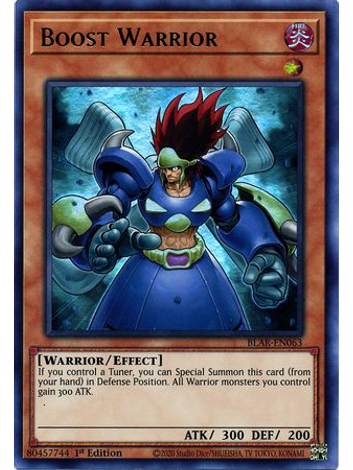 Boost Warrior - BLAR-EN063 - Ultra Rare 1st Edition 1