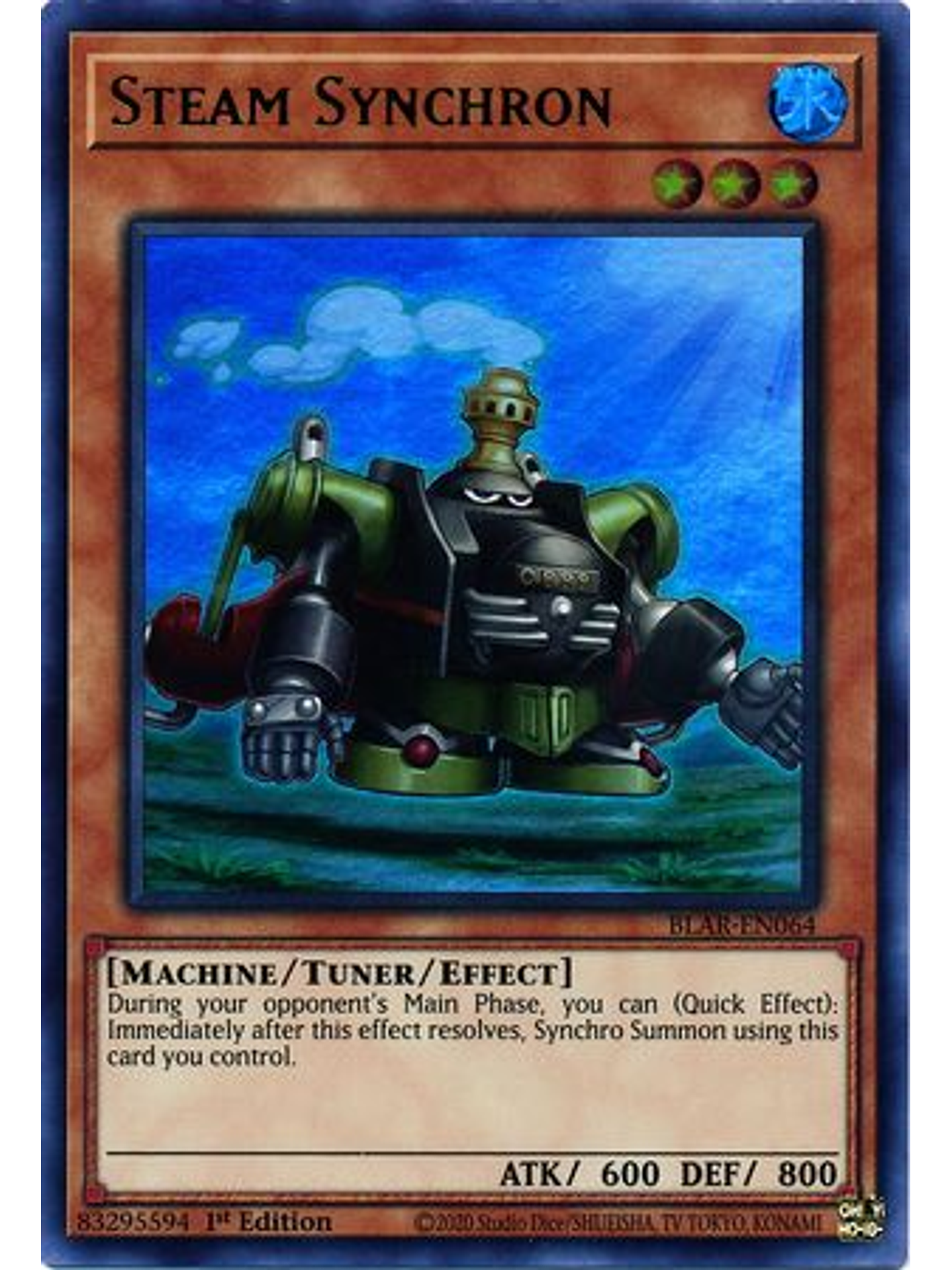 Steam Synchron - BLAR-EN064 - Ultra Rare 1st Edition 1