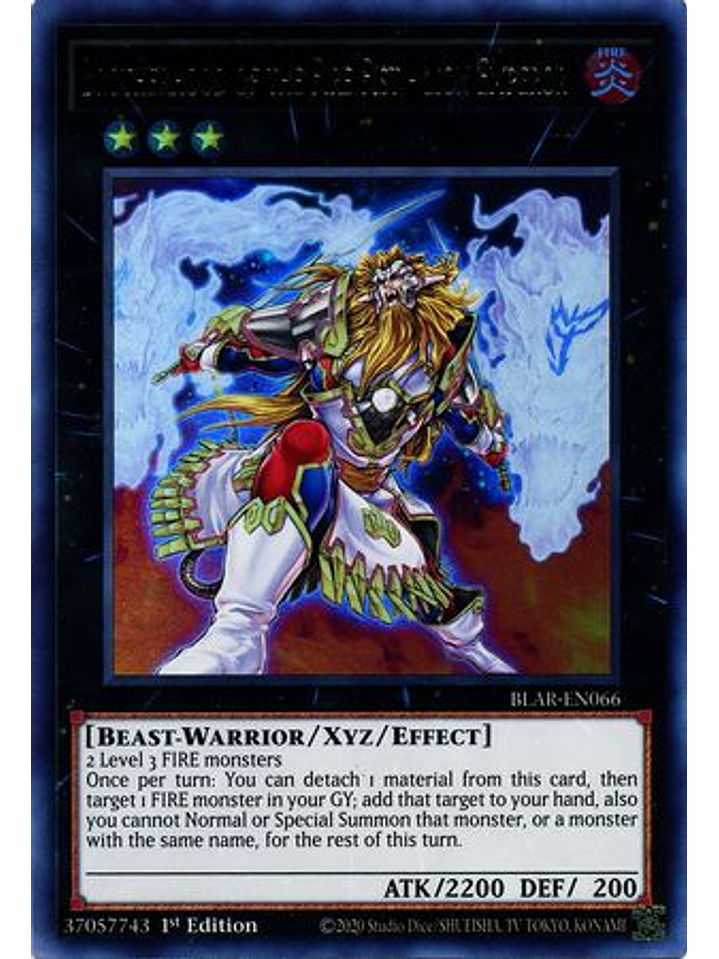 Brotherhood of the Fire Fist - Lion Emperor - BLAR-EN066 - Ultra Rare 1st Edition 1