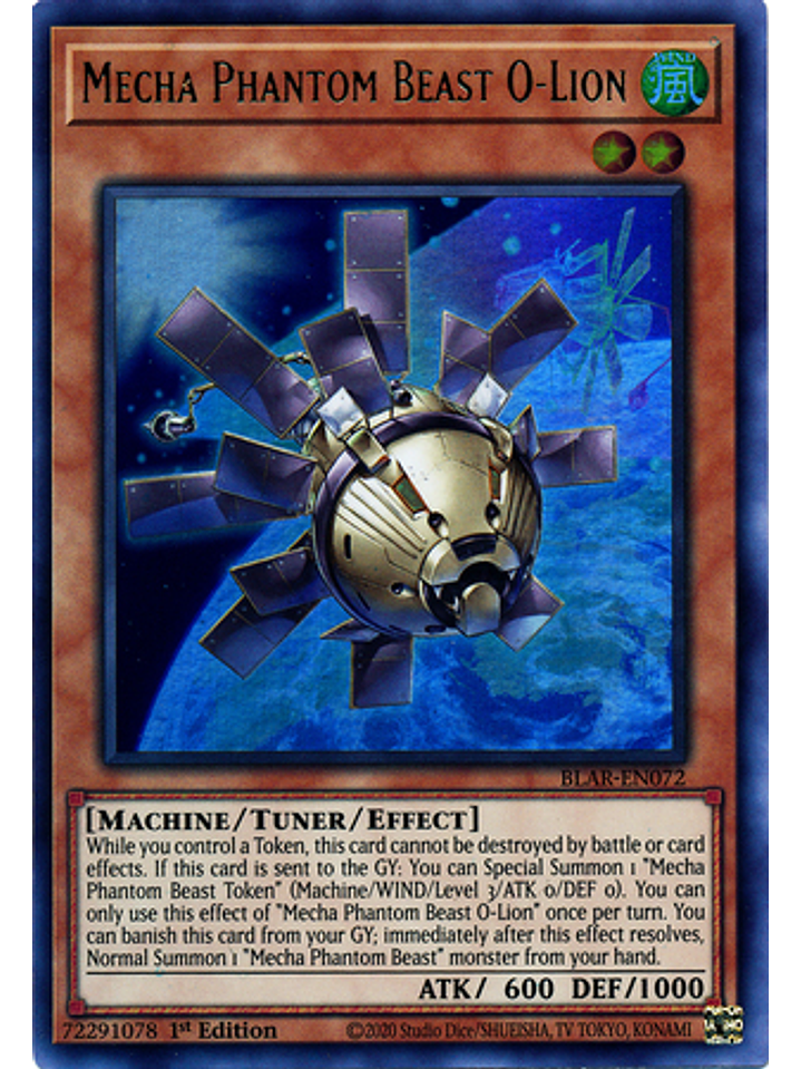 Mecha Phantom Beast O-Lion - BLAR-EN072 - Ultra Rare 1st Edition 1