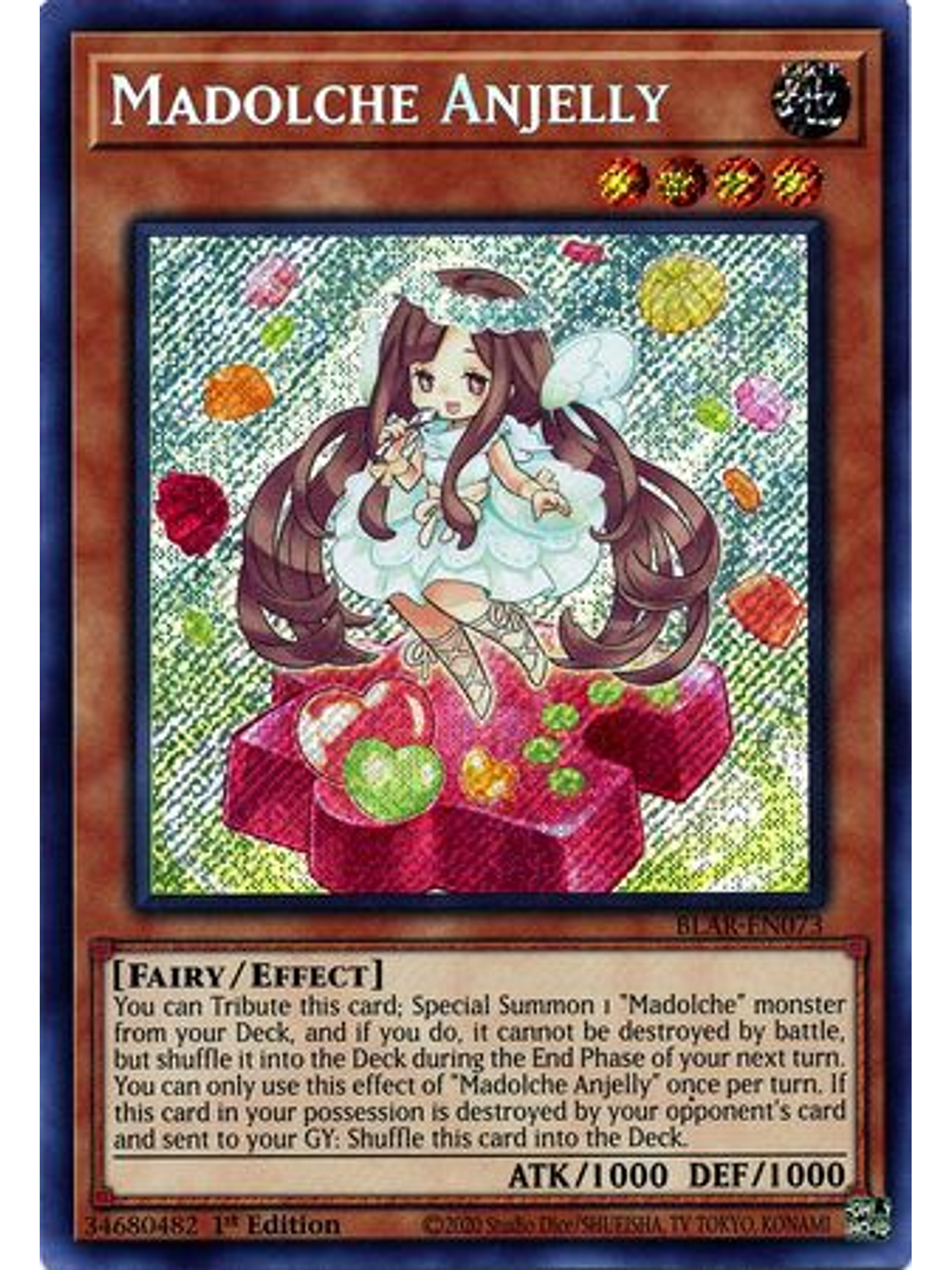Madolche Anjelly - BLAR-EN073 - Secret Rare 1st Edition 1