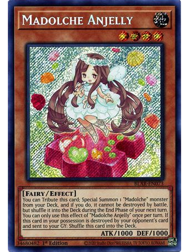 Madolche Anjelly - BLAR-EN073 - Secret Rare 1st Edition 1