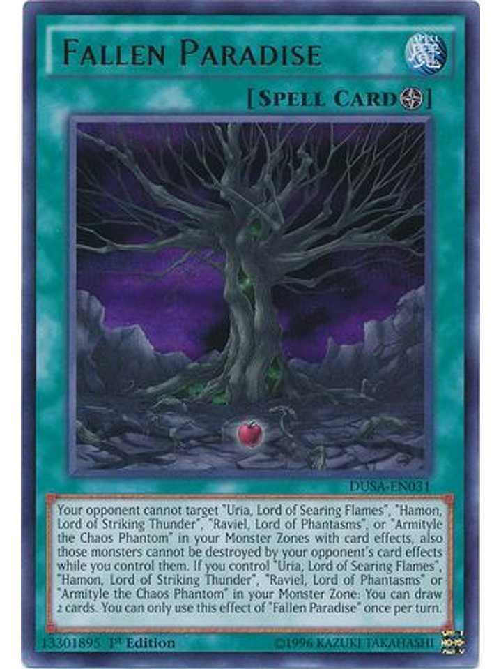 Fallen Paradise - DUSA-EN031 - Ultra Rare 1st Edition 1
