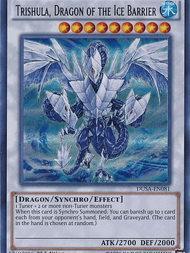 Trishula, Dragon of the Ice Barrier - DUSA-EN081 - Ultra Rare 1st Edition