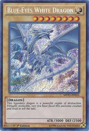 Blue-Eyes White Dragon - MVP1-ENS55 - Secret Rare 1st Edition