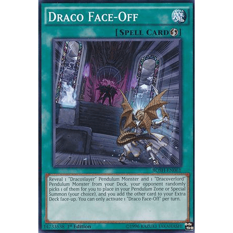 Draco Face-off - bosh-en061 - Common 1st Edition