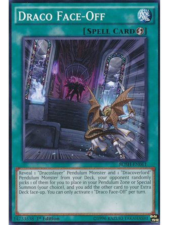 Draco Face-off - bosh-en061 - Common 1st Edition 1