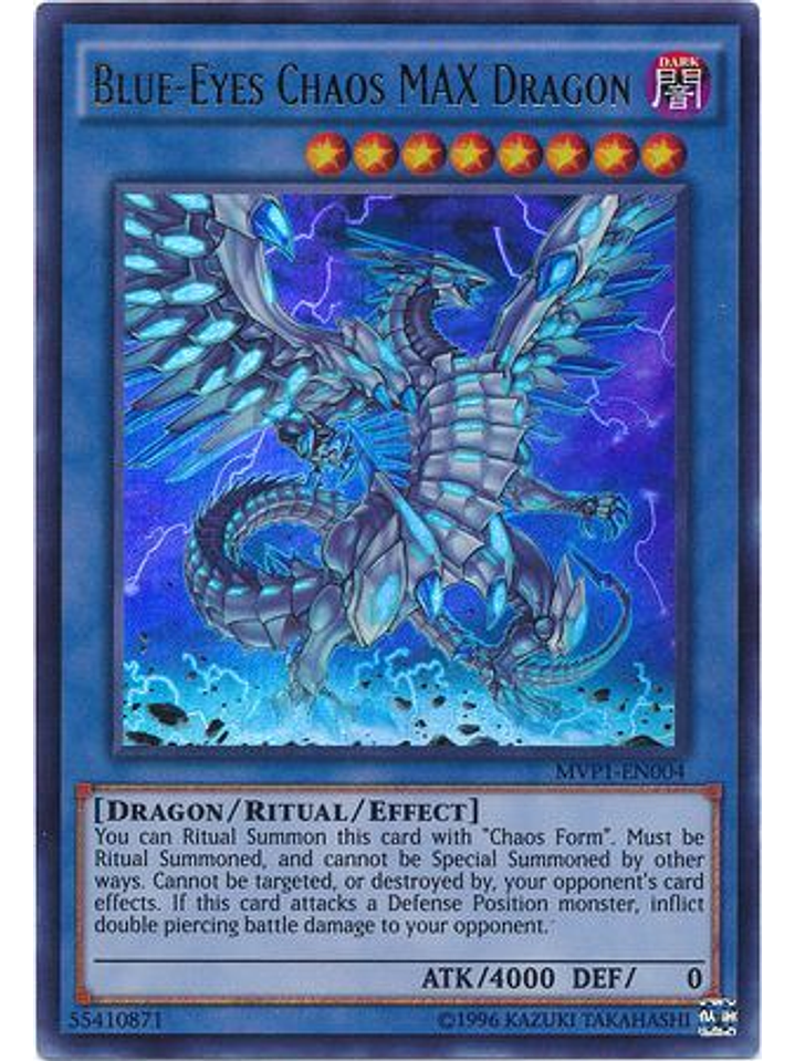 Blue-Eyes Chaos MAX Dragon - MVP1-EN004 - Ultra Rare Unlimited 1