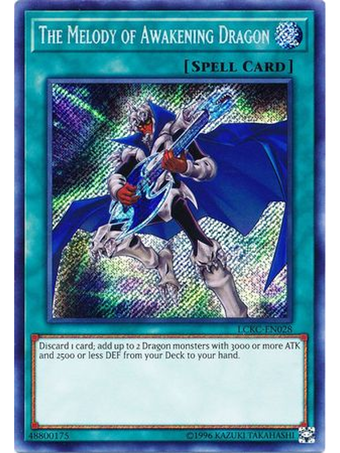 The Melody of Awakening Dragon - LCKC-EN028 - Secret Rare Unlimited 1