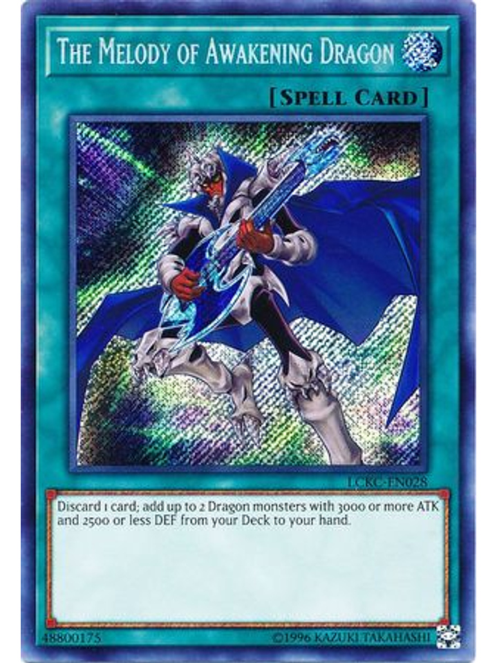 The Melody of Awakening Dragon - LCKC-EN028 - Secret Rare Unlimited 1
