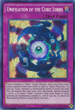 Unification of the Cubic Lords - MVP1-ENS45 - Secret Rare 1st Edition