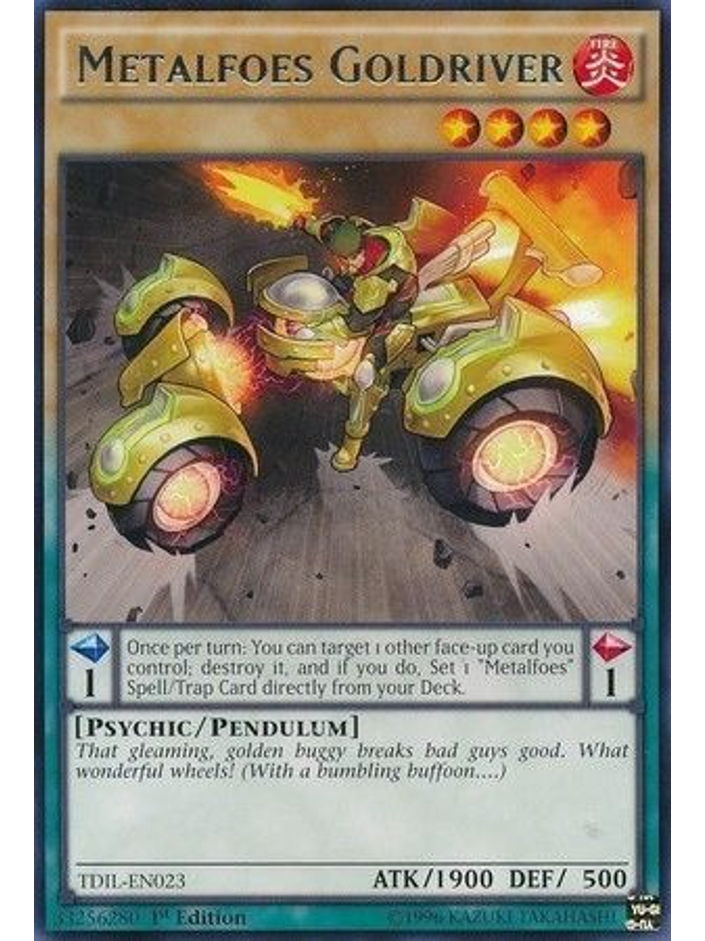 Metalfoes Goldriver - TDIL-EN023 - Rare 1st Edition 1