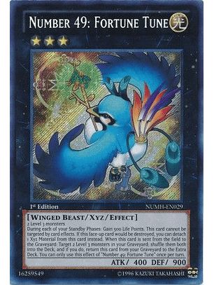 Number 49: Fortune Tune - NUMH-EN029 - Secret Rare 1st Edition