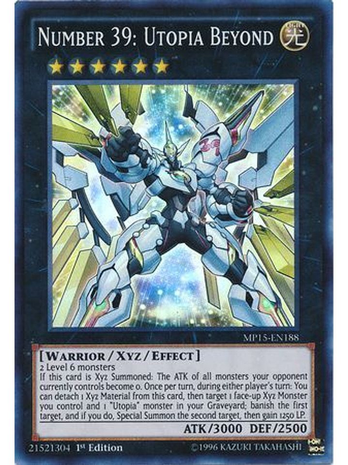 Number 39: Utopia Beyond - MP15-EN188 - Super Rare 1st Edition 1