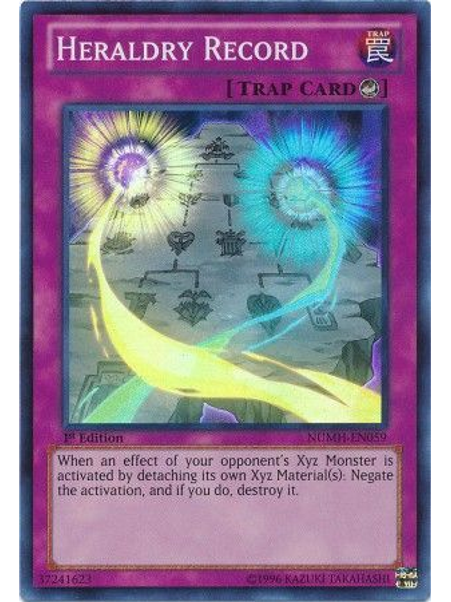 Heraldry Record - NUMH-EN059 - Super Rare 1st Edition 1